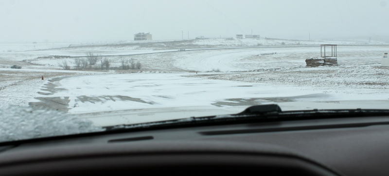 Illustration for article titled I Towed A Dodge Dart In Texas Snow With A Silverado 1500 And Didn't Die